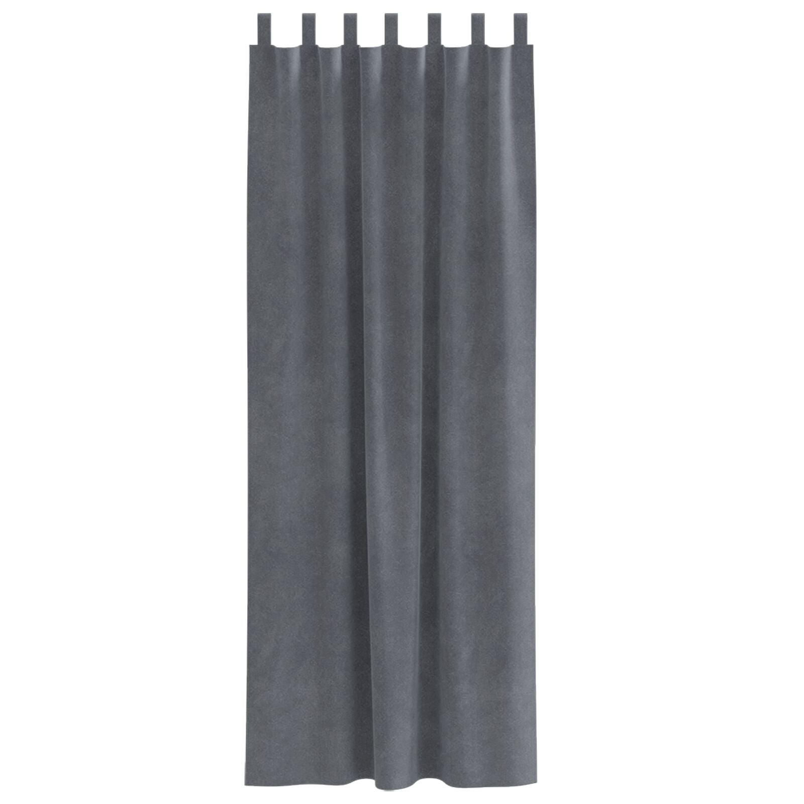 Blackout Curtains with Suspension Ties 2 pcs Light Gray Velvet V3877 Vetonek