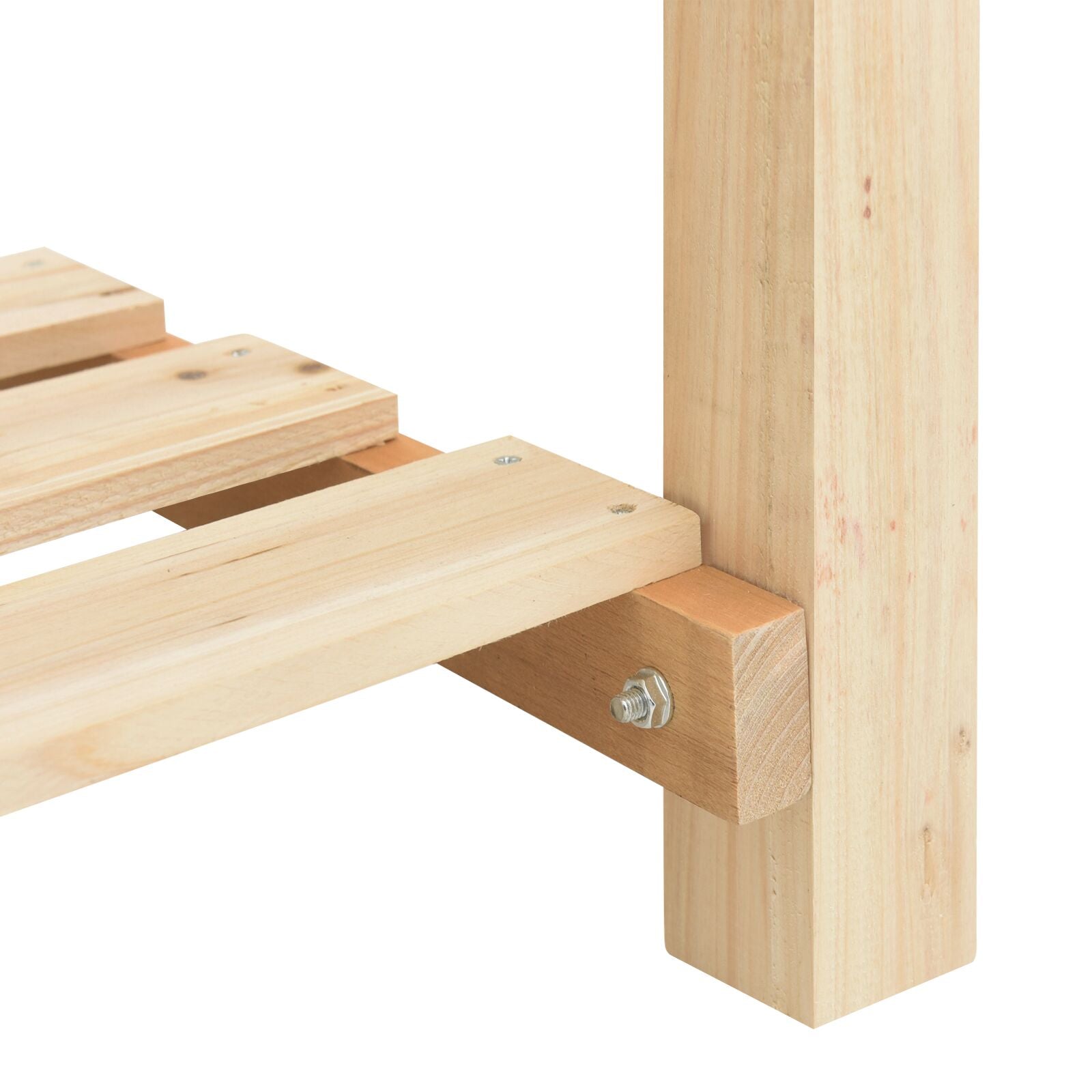 Macetero de Jardín con Rejillas 71x37x76 cm de Madera Sólida de Abeto V0678 Vetonek