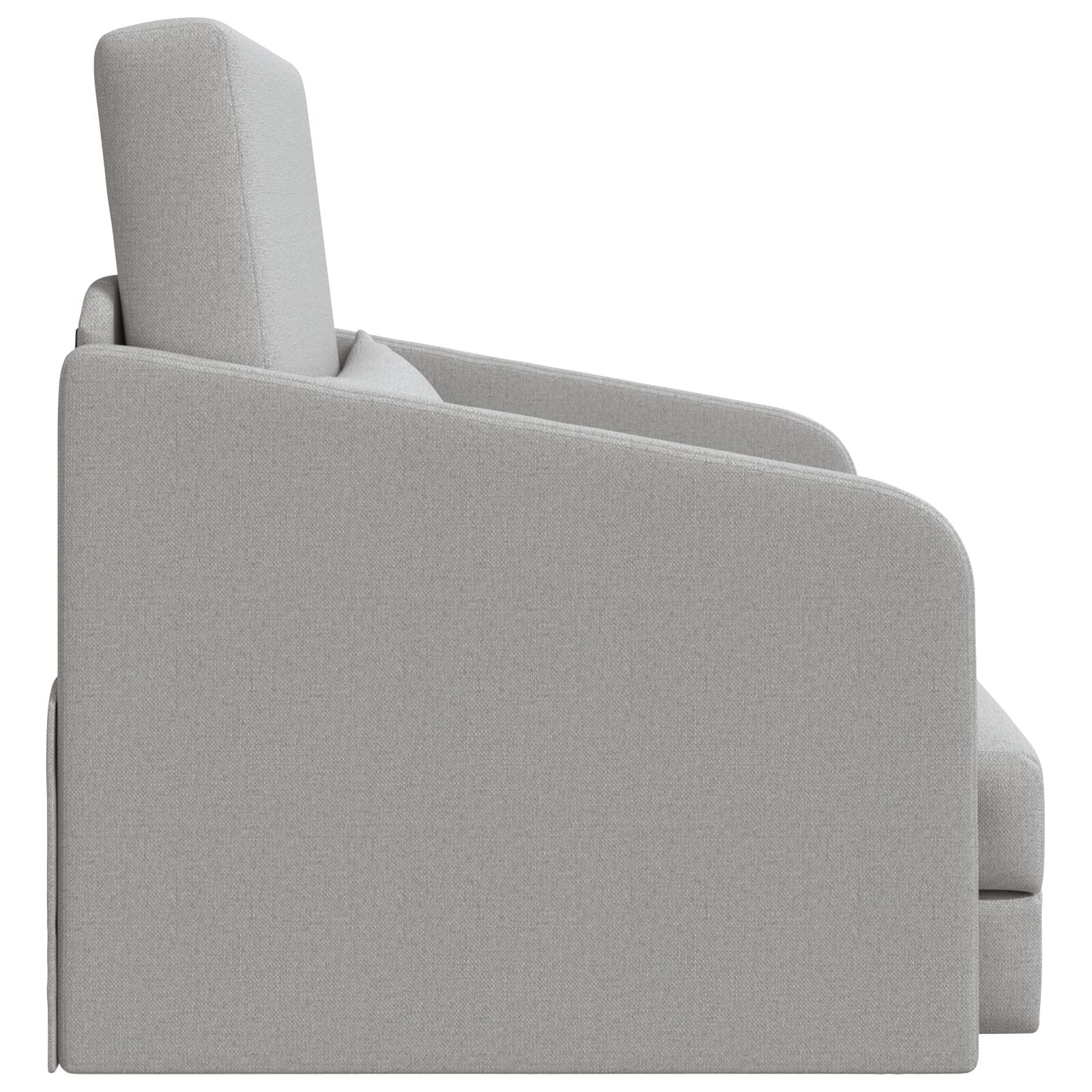 Sofá Cama de Piso  2 en 1 Gris Claro 65x80x83 cm Tela V5661 Vetonek