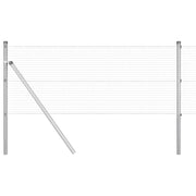 Cerca de Alambre Soldado  con 13 Postes 0.4x100 m Acero Galvanizado V8235 Vetonek