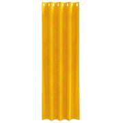 Blackout Curtains with Eyelets 2 pcs Mustard Yellow Velvet V3631 Vetonek
