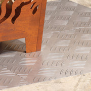 VidaXL Assiettes en aluminium - Lot de 4, 60x40 cm, antidérapantes V7332 Vetonek