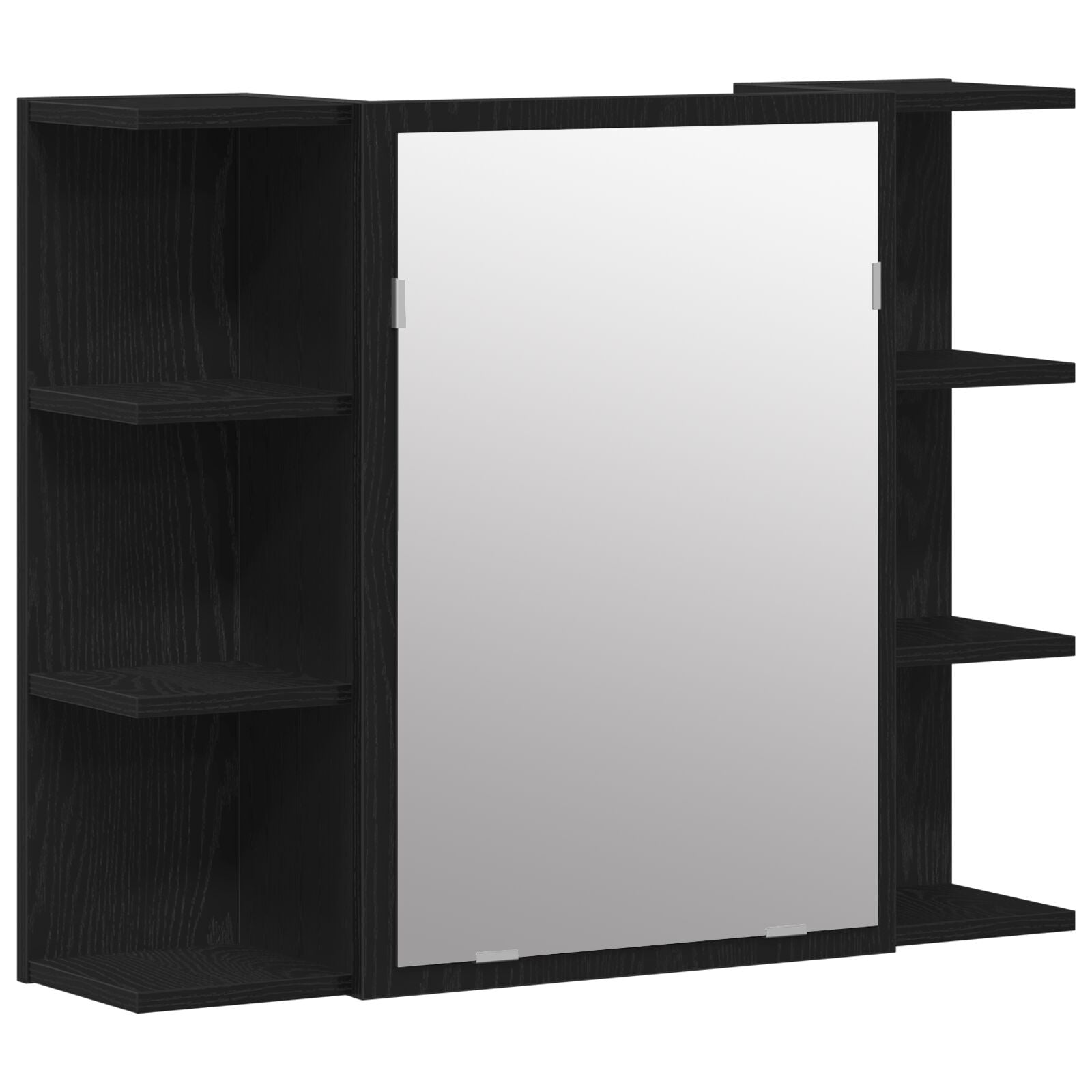 Juego de Muebles de Baño Conjunto de 3 Roble Negro V0356 Vetonek