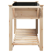 Macetero de Jardín con Estantes 155x59x76 cm de Madera Maciza de Pino V0630 Vetonek