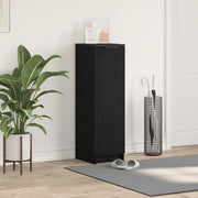 Armario para zapatos Negro Roble 29,5x35x100,5 cm Madera V5042 Vetonek