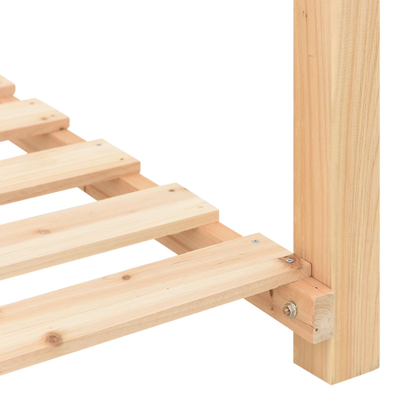 Macetero de Jardín con Estantes 155x59x76 cm de Madera Maciza de Pino V0630 Vetonek