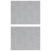 Assiettes en aluminium nervuré 2 pièces antidérapantes 50x40 cm V7264 Vetonek