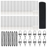 Clôture en fil soudé avec 13 poteaux à pointes gris 1x100 m acier V4267 Vetonek