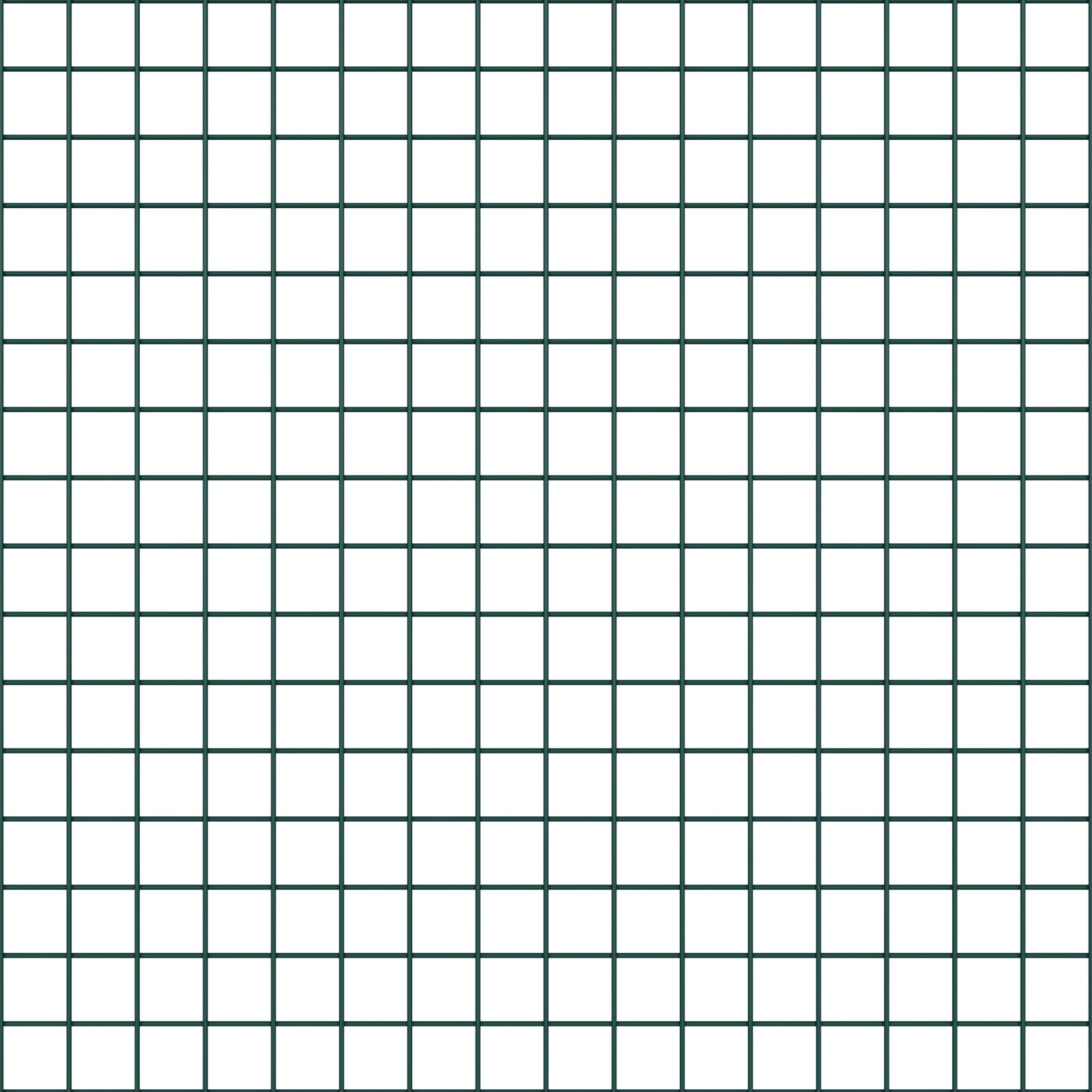 Clôture en fil soudé avec 13 poteaux à brides vert 1x100 m acier V6643 Vetonek