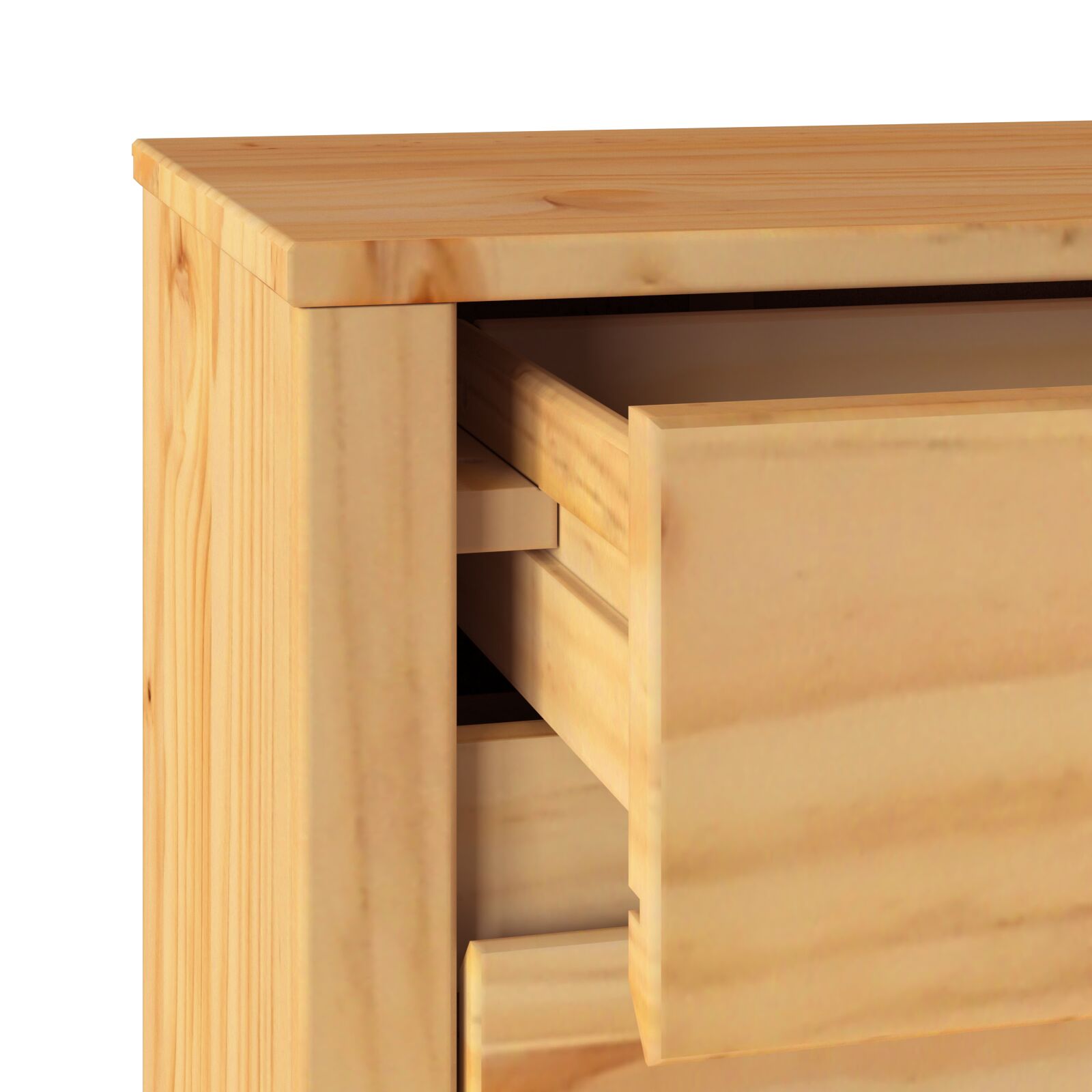 Cómoda ""DRAMMEN"" 111x43x73,5 cm de Madera Sólida de Pino V7064 Vetonek