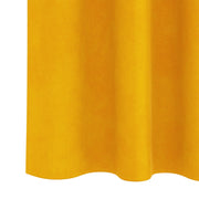 Blackout Curtains with top tape 2 pcs Mustard Yellow Velvet V3686 Vetonek