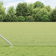 Cerca de Malla Soldada  con 13 Postes de Picos 0.5x50 m Acero Galvanizado V1488 Vetonek