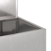 Macetero de Jardín de 2 Niveles 100x60x45 cm Acero Inoxidable V9616 Vetonek