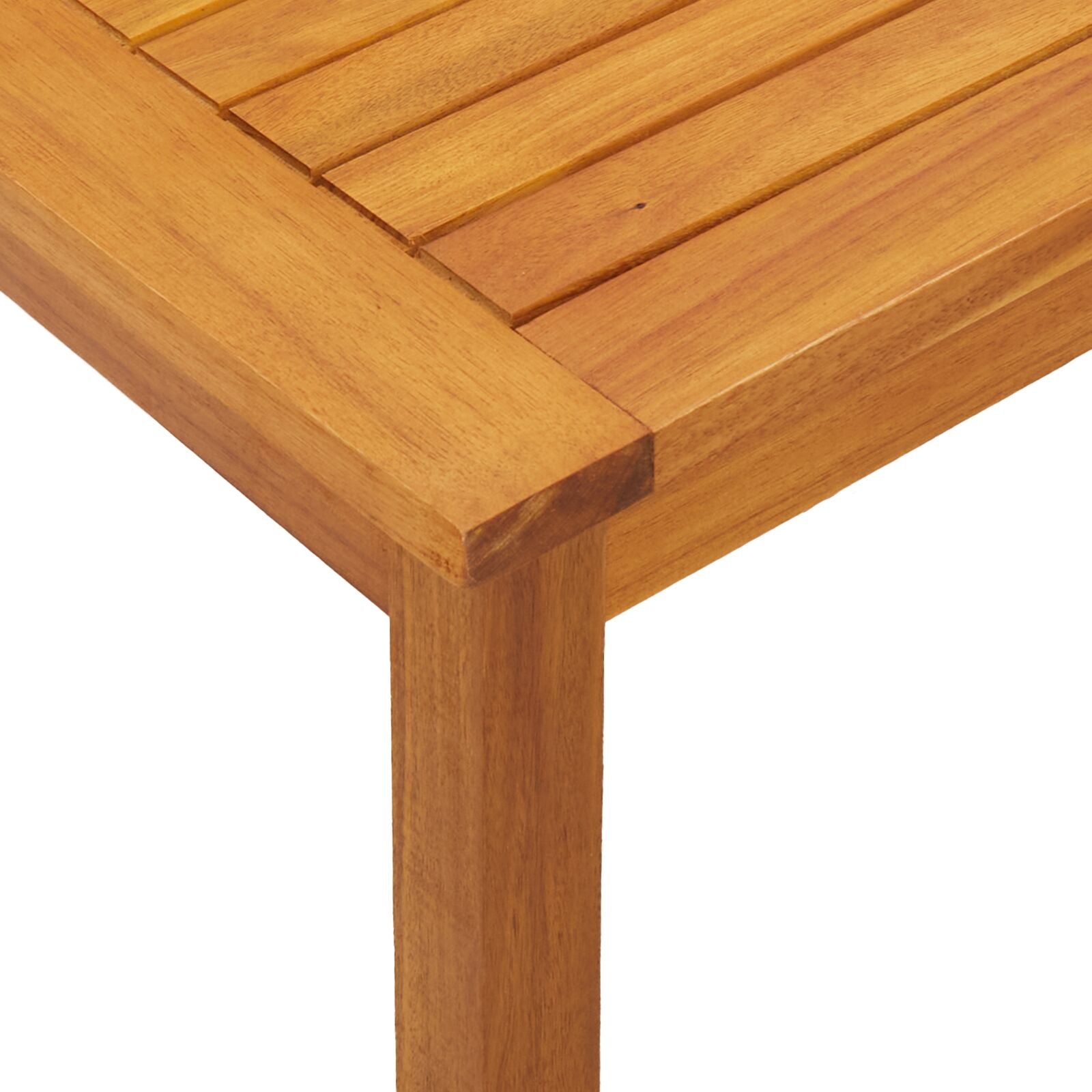 Mesa lateral 45x45x38 cm Madera maciza de Acacia V6555 Vetonek