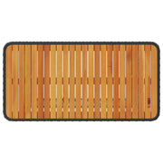 4-Piece Garden Dining Set with Black Polyrattan and Acacia Cushions V0247 Vetonek