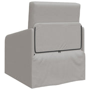 Sofá Cama de Piso  2 en 1 Gris Claro 65x80x83 cm Tela V5661 Vetonek