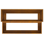 Macetero  de 2 Niveles 100x60x45 cm Acero Envejecido V9630 Vetonek