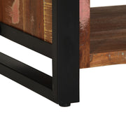 Multicolor shoe bench 100x40x50 cm Reclaimed wood V9751 Vetonek