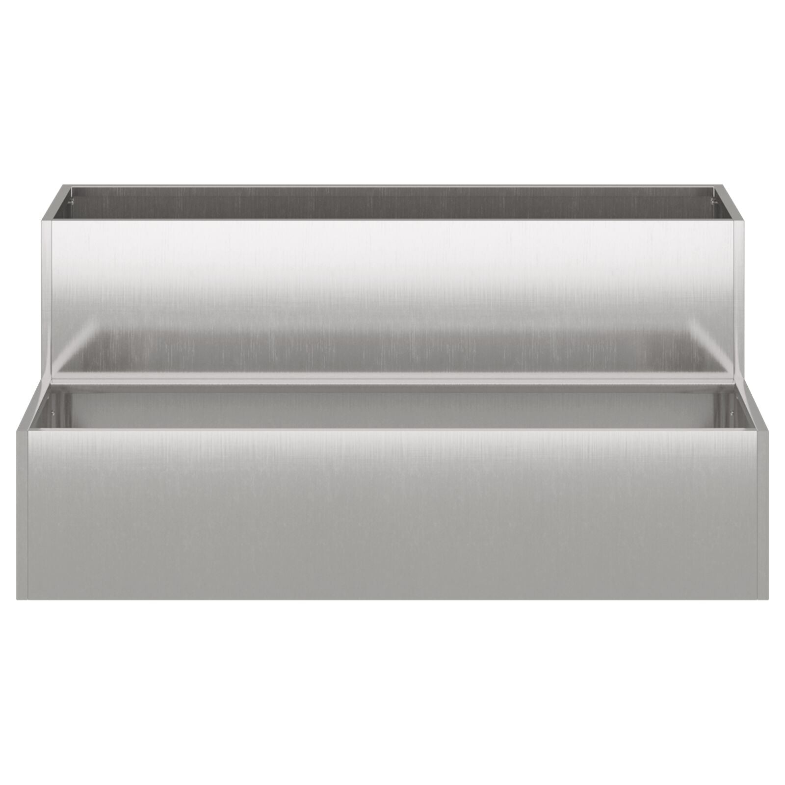 Macetero de Jardín de 2 Niveles 100x60x45 cm Acero Inoxidable V9616 Vetonek