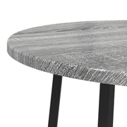 Mesa Lateral 2 pcs Gris Sonoma de Madera y Metal V4252 Vetonek