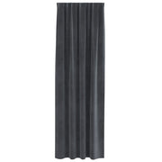 Blackout Curtains with Top Tape 2 pcs of Light Gray Velvet V3532 Vetonek