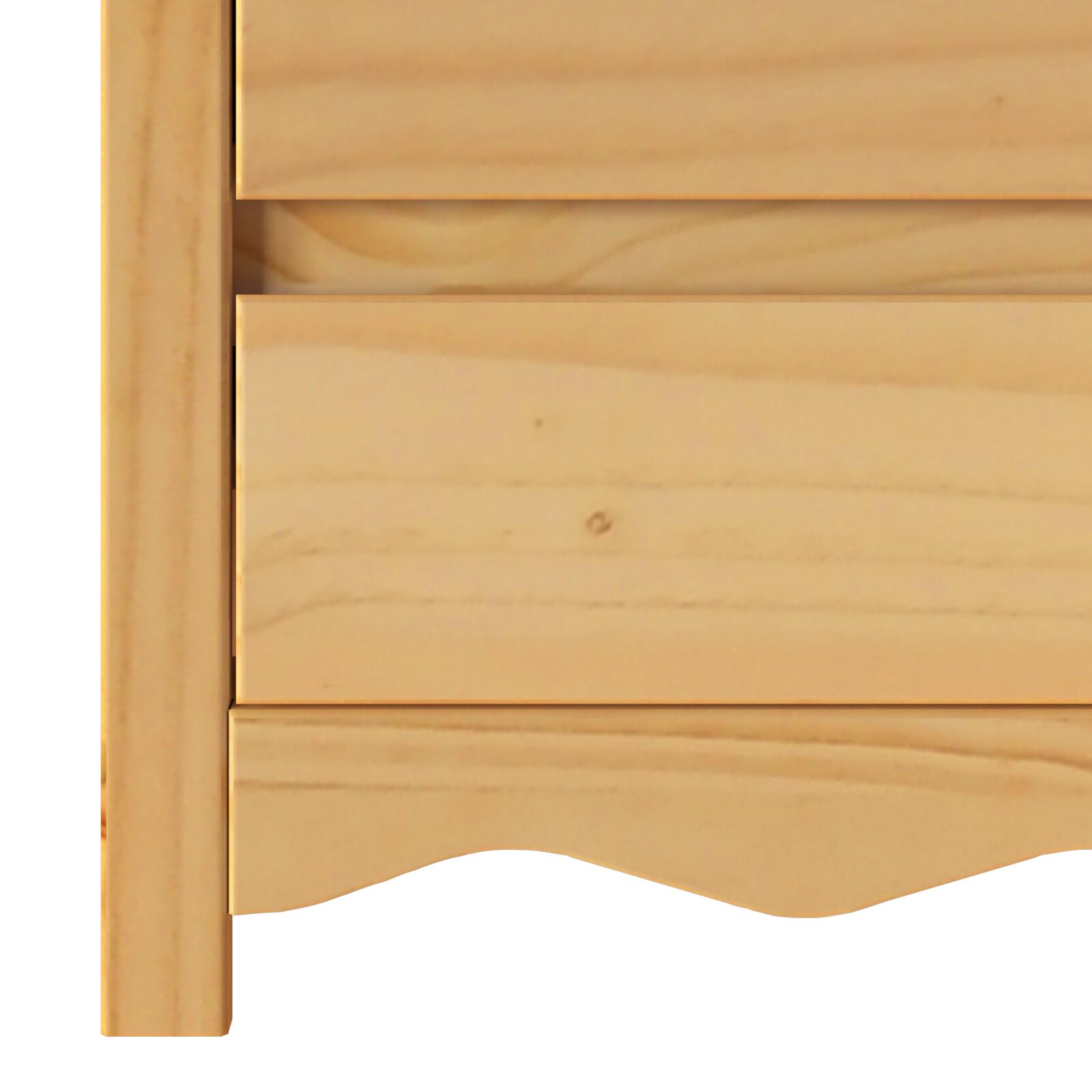 Cómoda ""DRAMMEN"" 111x43x73,5 cm de Madera Sólida de Pino V7064 Vetonek
