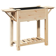 Jardinería con estanterías 111x37x76 cm de madera maciza de pino V0623 Vetonek