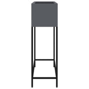 Jardinera Elevada 100x26x82 cm Acero Antracita V9661 Vetonek