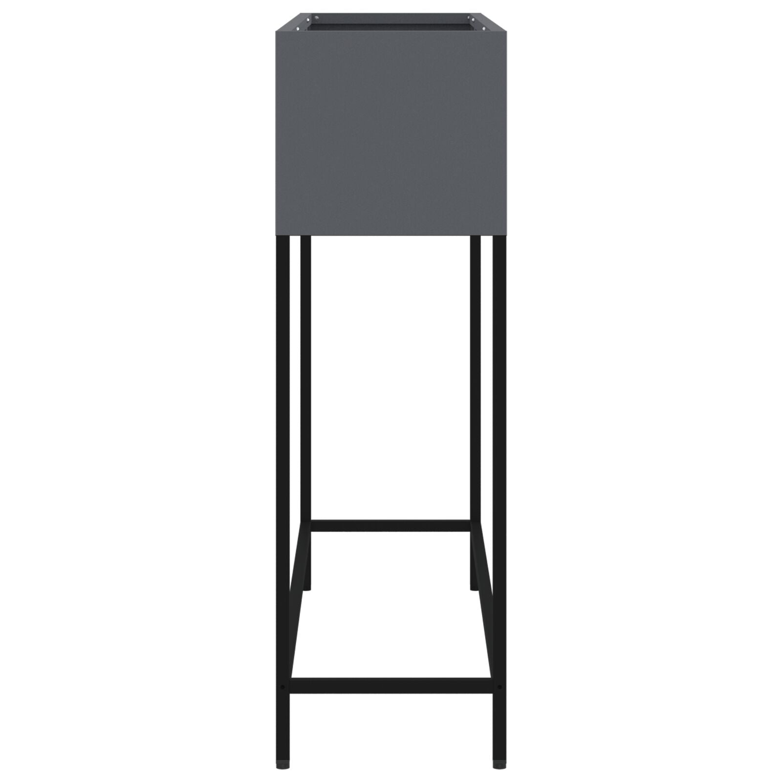 Jardinera Elevada 100x26x82 cm Acero Antracita V9661 Vetonek