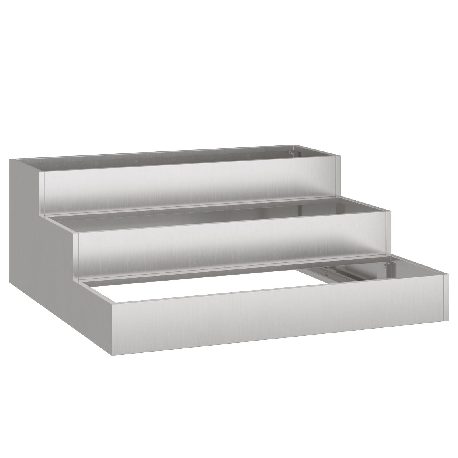 Macetero de Jardín de 3 Niveles 90x90x35 cm Acero Corrosivo V9289 Vetonek