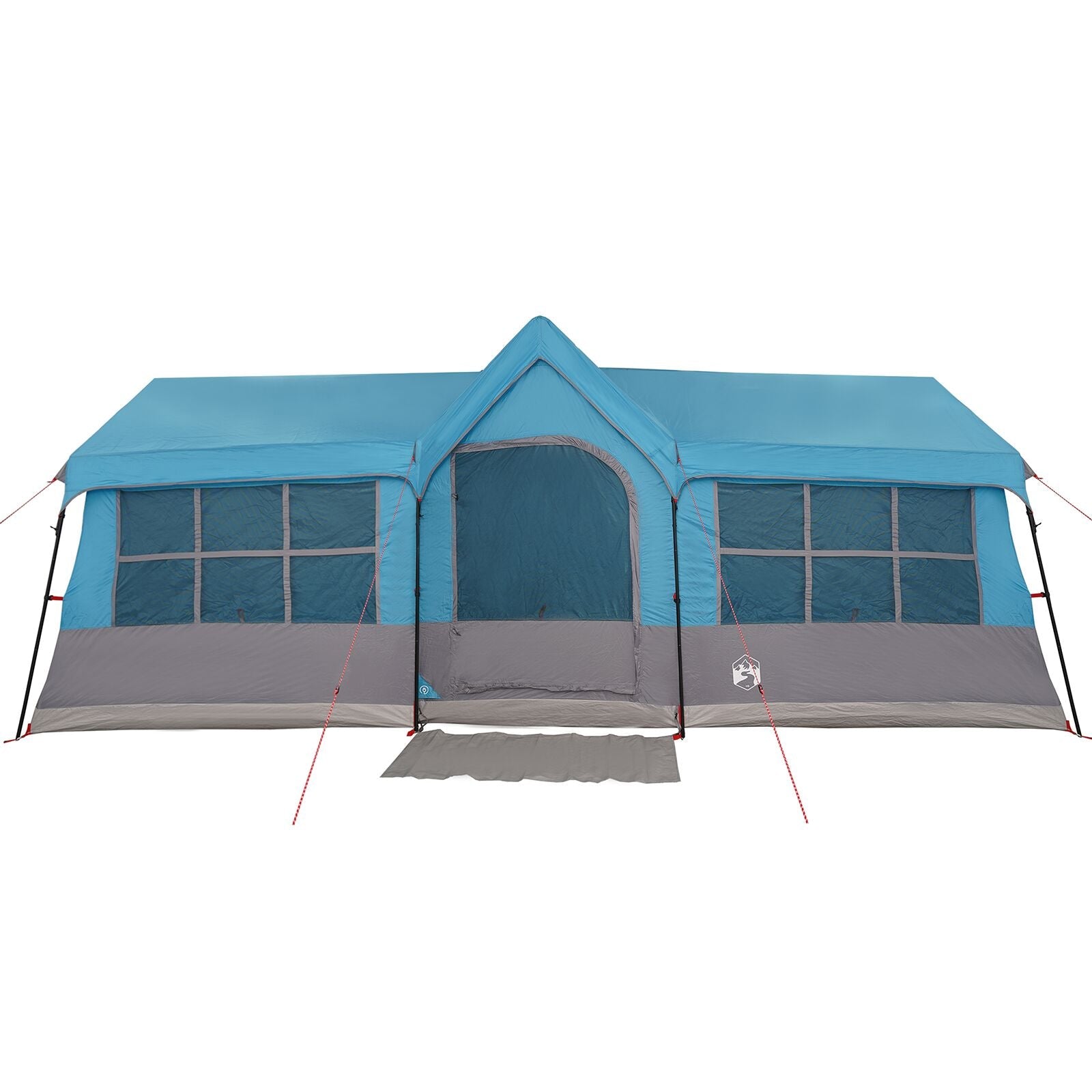 Camping Tent with Blue Windows 12 Persons Waterproof V5094 Vetonek