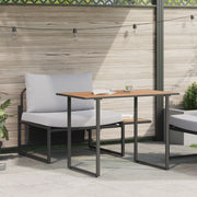 2-Piece Garden Dining Set Single Chair with Light Gray Cushions V9720 Vetonek