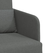 Sofá Cama de Piso  2-en-1 Gris Oscuro 65x80x83 cm Tela V5586 Vetonek