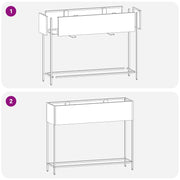 Jardinera Elevada 100x26x82 cm Acero Inoxidable V9685 Vetonek