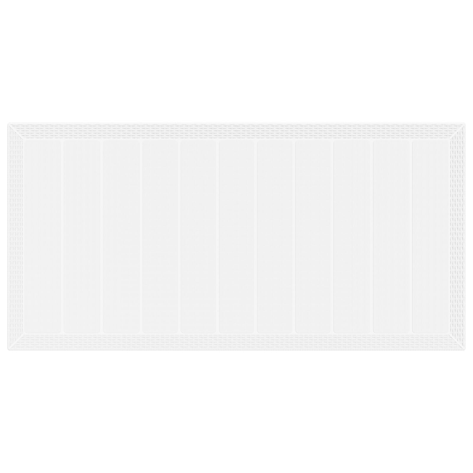 Comedor Jardín 7 Piezas con Cojines Blanco Poliratán V6752 Vetonek