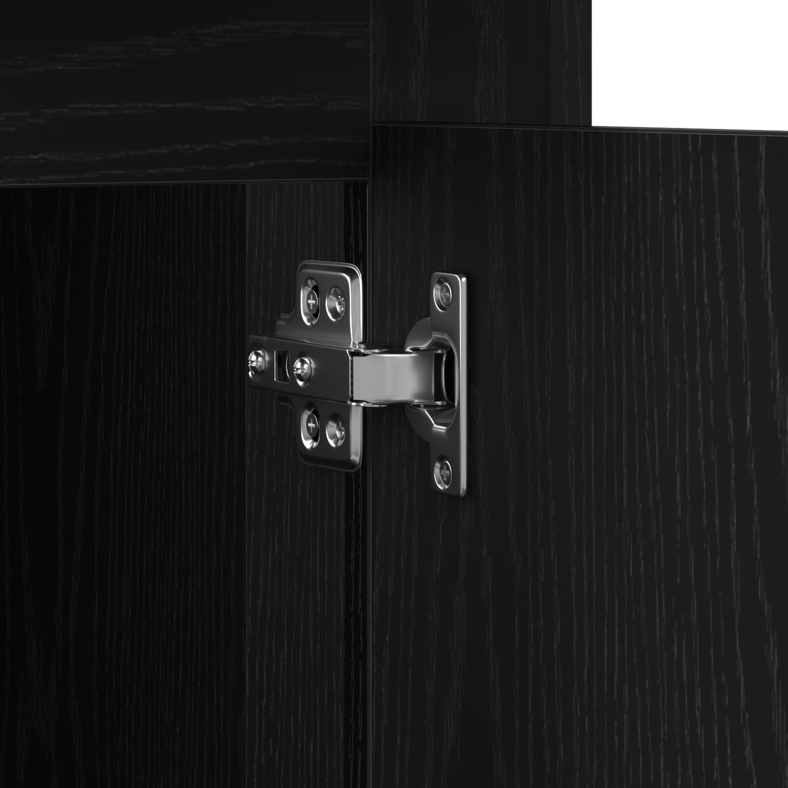 Bureau avec rangement chêne noir 50x115x75 cm aggloméré V2220 Vetonek