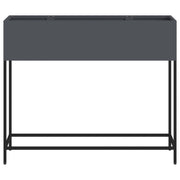 Jardinera Elevada 100x26x82 cm Acero Antracita V9661 Vetonek