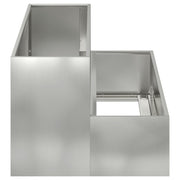 Macetero de Jardín en 2 Niveles , 100x60x45 cm, Hecho de Acero Galvanizado V9623 Vetonek