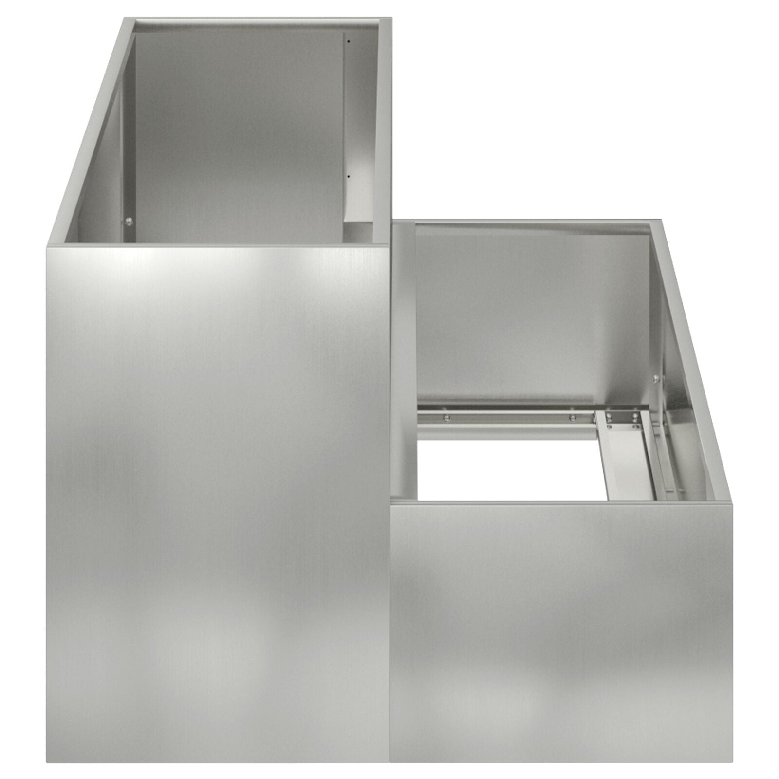 Macetero de Jardín en 2 Niveles , 100x60x45 cm, Hecho de Acero Galvanizado V9623 Vetonek