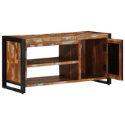 Multicolor shoe bench 100x40x50 cm Reclaimed wood V9751 Vetonek