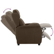 Brown Recliner 67.5x93.5x101.5 cm Fabric V2008 Vetonek
