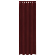 Blackout Curtains with Eyelets 2 pcs Wine Red Velvet V3914 Vetonek