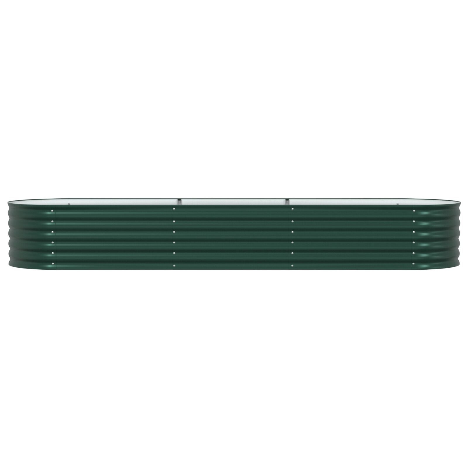 Huerto Elevado Verde 320x80x44 cm de Acero Galvanizado V3573 Vetonek