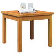 Mesa lateral 45x45x38 cm Madera maciza de Acacia V6555 Vetonek