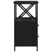 Tables de chevet 2 pcs Chêne noir 34x35,5x70 cm Bois travaillé V2923 Vetonek
