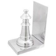 Serre-livres 2 pcs Argent 11x12x19,5 cm Échecs en aluminium V2305 Vetonek