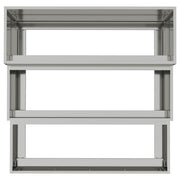 Macetero de Jardín  de 3 Niveles 90x90x35 cm V9272 Vetonek