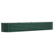 Huerto Elevado Verde 320x80x44 cm de Acero Galvanizado V3573 Vetonek