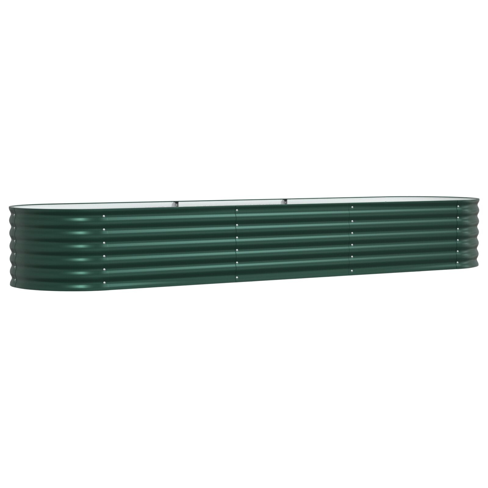 Huerto Elevado Verde 320x80x44 cm de Acero Galvanizado V3573 Vetonek