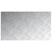 Assiettes en aluminium à carreaux 4 pièces antidérapantes 70x40 cm V7370 Vetonek